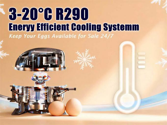 Egg Vending Machine Smart Cooling System – Keep Every Egg at Peak Quality